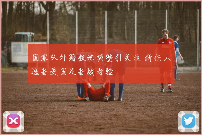 国家队外籍教练调整引关注 新任人选备受国足备战考验